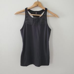 Yogalicious Black Athletic Tank Top